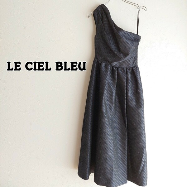 【タグ付き新品】LE CIEL BLEU フラワージャガードドレス 14639