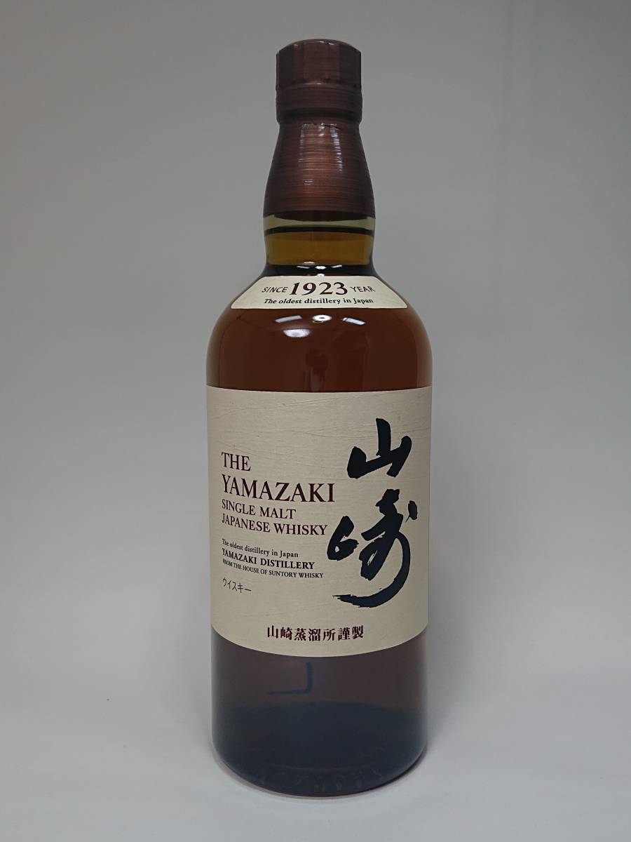 ヤフオク! -「サントリー 山崎 43% 700ml 箱なし シングルモルト