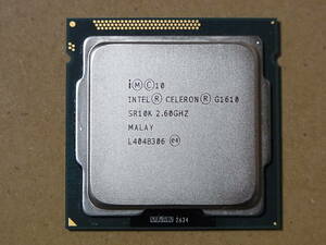 ■Intel Celeron G1610 SR10K 2.60GHz Ivy Bridge LGA1155 2コア 2スレッド (Ci0082)