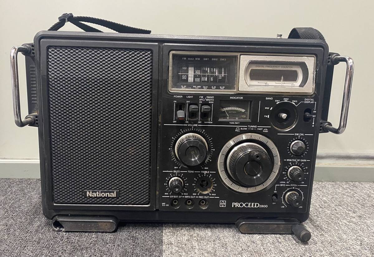 ナショナル BCL ラジオ PROCEED 2800 ラジオ オーディオ機器 家電