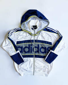 ■ 90’s adidas フーディー トラックジャケット ■ ジャージ スーツ フランス USA 80’s 80s 90's 90s Y2K ヴィンテージ ビンテージ　ATP