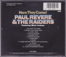 ■中古品■Paul Revere & The Raiders ポール・リヴィア・アンド・ザ・レイダーズ/here they come!(USED CD)_画像2