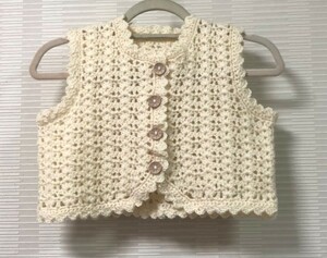  new goods hand-knitted Land! baby front opening the best 184
