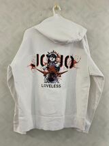 LOVELESS × JOJO NARANCIA GHIRGA パーカー サイズ1 ラブレス ジョジョの奇妙な冒険 ナランチャ・ギルガ パッショーネ 三陽商会 バンダイ_画像2