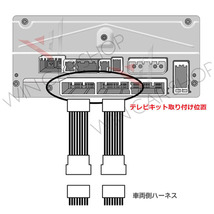 トヨタ/レクサス メーカーオプションナビ専用 走行中テレビ視聴&ナビ操作 テレビキャンセラーカプラーON カムリ ハイブリット/C-HR PT4_画像3