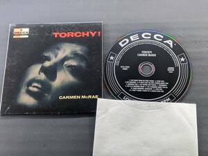 CD UCCC9086「カーメン・マクレエ　Carmen McRae Torchy!」見本盤　紙ジャケット　管理P