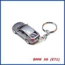 BMW X6M X6 ミニカー ストラップ キーホルダー ホイール マフラー エアロ カーボン リップ 車高調 スポイラー バンパー ハーマン E71 E72_画像5