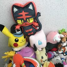 【ジャンク】ポケモン ぬいぐるみ ミニチュア フィギュア 大量セット 傷汚れ欠品有り 未チェック ポケモンぬいぐるみ 160サイズ_画像2