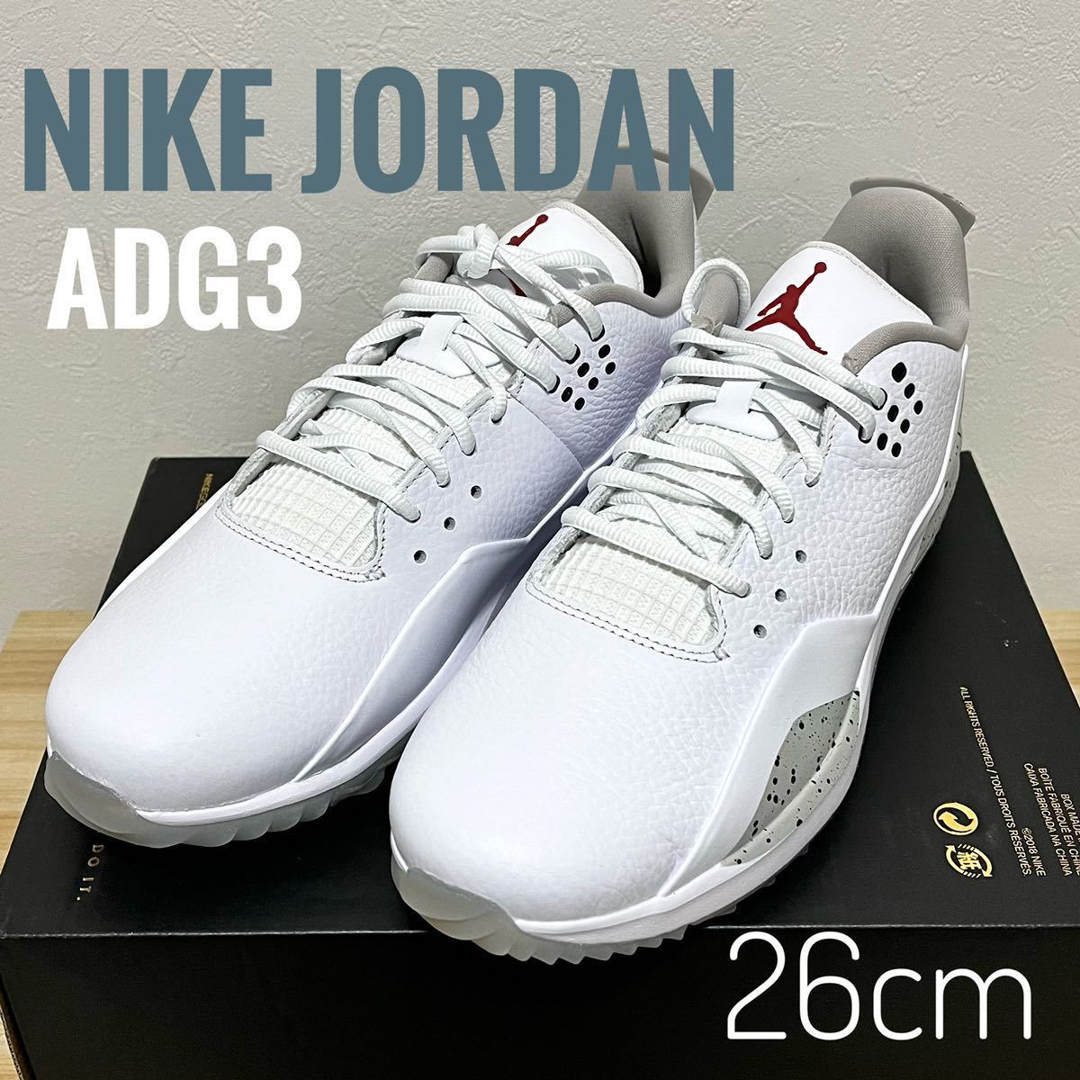 ✨稀少✨【NIKE】AIR JORDAN ゴルフシューズADG3 26㎝ chery.com.uy