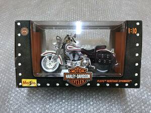 *SALE* Harley Davidson Harley 1997 FLSTS worn Tey ji Springer 1/10 Maisto minicar HERITAGE SPRINGER Softail Softail EVO