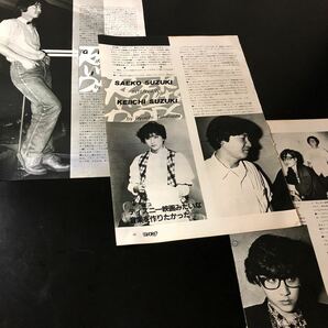 0910-1 切り抜き 伊藤銀次 鈴木さえ子 鈴木慶一 1983の画像1