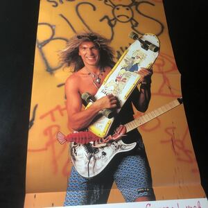 0609-1 rare scraps George * Lynn chi poster calendar 1988 / George Lynch / DOKKEN