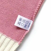 ADER ERROR アーダーエラー Basic A argyle knit wear 長袖 アイボリー×ピンク size L ユニセックス オーバーサイズ ハイネック 完売品_画像4