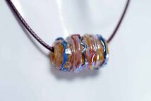 トンボ玉　GLASS BEADS ガラスのペンダント。ｔ19-175_画像5