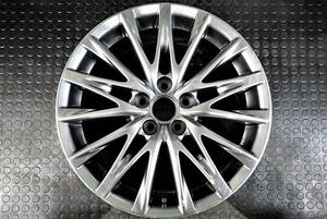 LEXUS レクサス純正 HS250h 後期 オプションホイール 18×7.5J ET+39 PCD114.3/5H ハイグロス 1本販売 スペア/補修用等に