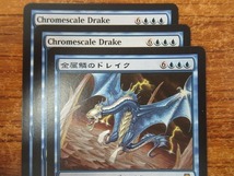 AWC355★MTG 金属鱗のドレイク/Chromescale Drake 日本語版1枚 英語版2枚 マジック・ザ・ギャザリング_画像3