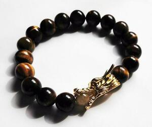  for man Dragon strongest luck with money Taichi n rutile Tiger I natural stone Power Stone bracele 