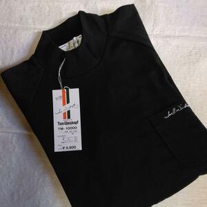 トム・ワイスコフ Tom Weiskopf 日本製　5,280円　長袖　ハイネックシャツ　黒