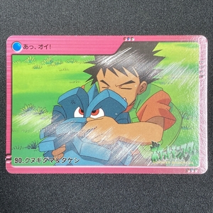 Brock Pineco 90 Pokemon Carddass Japanese 2000 ポケモン カードダス クヌギダマ＆タケシ ポケカ 211125