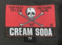 ＊クリームソーダ CREAM SODA レーヨン混 刺繍入り 長袖 ボーリングシャツ トップス S　　　　　　　　　　 BJBB.I_画像7