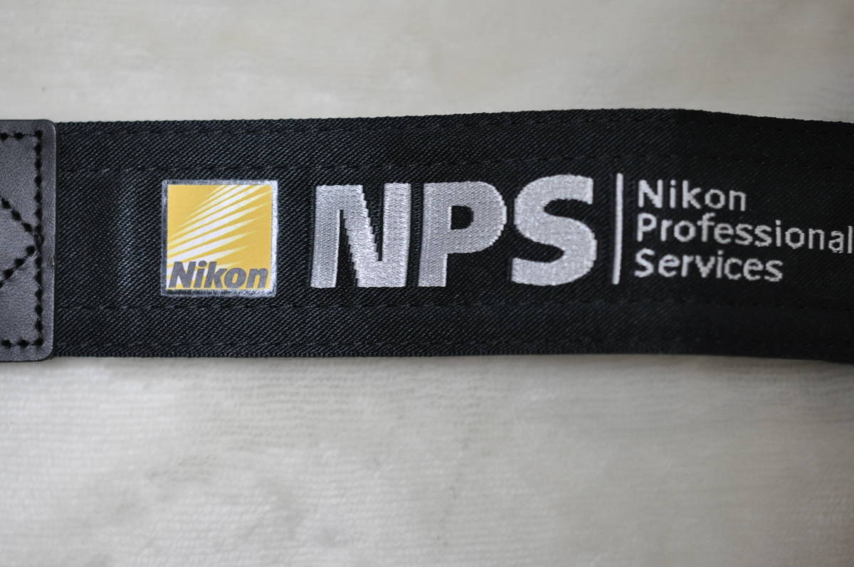 新品 NIKON PRO SERVICES / MPS ニコン・プロ ストラップ 黒 -