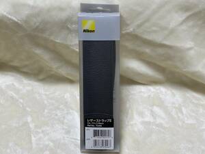[ new goods ][ unused goods ]Nikon Nikon leather strap Ⅱ black Ref.No 7046