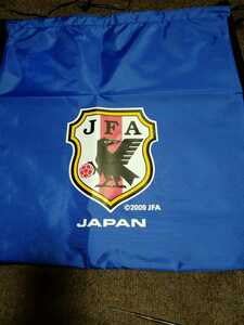 【JFA 】バック　巾着タイプ　ブルー　新品未使用品　molten　サッカー