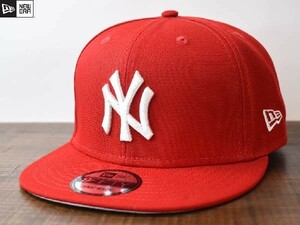W520《未使用品》NEW ERA ニューエラ 9 FIFTY【フリーサイズ】MLB NEW YORK YANKEES ヤンキース 帽子 キャップ
