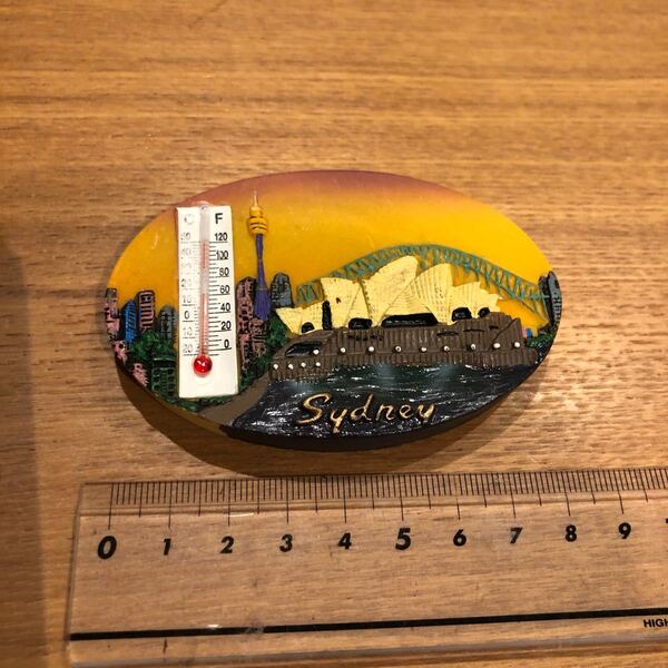 オーストラリア シドニー マグネット 海外土産 温度計付き