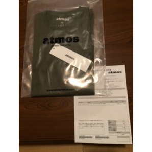 新品未使用 XLサイズ アトモス コンビクト コラボ ソフビ Tシャツ カーキー CONVICT atmos Soft vinyl POP UP LOGO TEE GREEN 21FA-Iの画像1