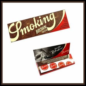 【送料無料】 Smoking Brown スモーキング ブラウン ペーパー 1 1／4サイズ 10個セット    手巻き タバコ 煙草 ローリング RAW B791の画像3