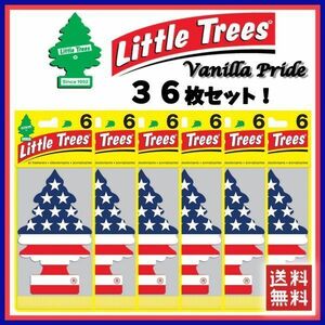 Little Trees Vanilla Pride リトルツリー バニラプライド 36枚セット　　　エアフレッシュナー 芳香剤 USDM 消臭剤 JDM D615