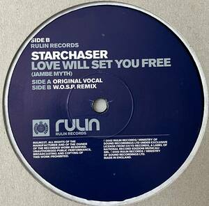 [ 12 / レコード ] Starchaser / Love Will Set You Free (Jambe Myth) ( House ) Rulin Records ハウス