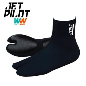 ジェットパイロット JETPILOT 2022 マリンソックス 送料無料 JP 3MMジャージ ブル サーフソックス(タビ) JJ21204 M(26cm) SUP 保温