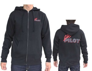 ジェットパイロット JETPILOT パーカー マイ ジェットパイロット ジップフーディー My Jetpilot ブラック ロゴRED/GREY S mj20zh