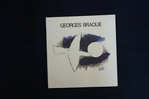 rj11/ GEORGES BRAQUE world. woodcut exhibition 10 black Ise city . advertisement lesson 1976 year 