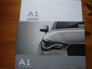 新車カタログ　AUDI A1　A1Sportback　スポーツバック　12.06　P47＋価