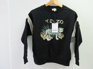 ◆KENZO kids ケンゾー キッズ K25164 ロゴ プルオーバー タイガー 虎 スウェット トレーナー 140/未使用品