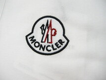 サイズL■新品 本物保証■モンクレール/MAGLIA POLO MANICA C/半袖 ポロシャツ/POLO SHIRT/メンズ/MONCLER/001/ホワイト/白_画像5