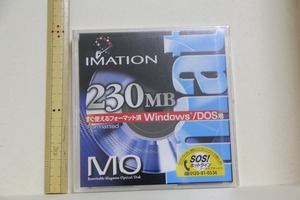 IMATION 230MB MO disk unopened made in Japan search MO media 230MB