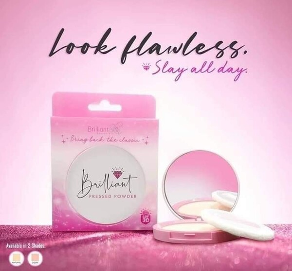 brilliant skin pressed powder = 1pc (Natural shade )