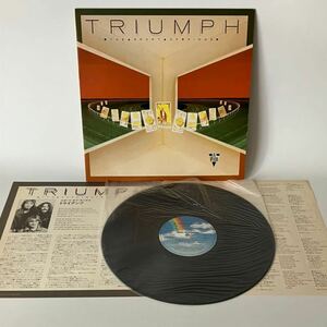 トライアンフ／スポート・オブ・キングス　TRIUMPH ／THE SPORT OF KINGS 国内盤'86年 LPレコード 歌詞付、帯無し、カナダのロックバンド