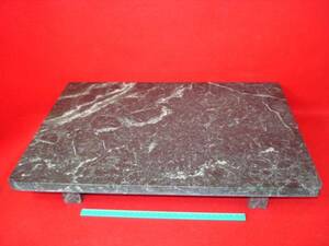 *[ excellent article .]*.. rock .. stone stand for flower vase plant pcs bonsai pcs green marble .. stone rare article Showa Retro retro antique antique goods excellent article valuable relief ornament 