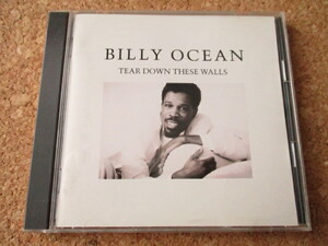 Billy Ocean/Tear Down These Walls ビリー・オーシャン 88年 傑作名盤♪ 貴重な、国内盤♪！廃盤♪！ ブラコン・レジェンド♪！