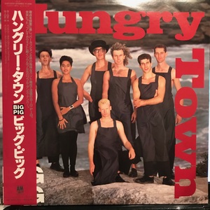 BIG PIG - Hungry Town レコードEP 　日本プロモ盤　帯付き　日本語解説付き