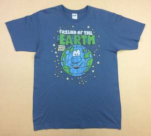 anvil SCHOOL HOUSE ROCK! EARTH 丸首Tシャツ L ブルー スクールハウス・ロック