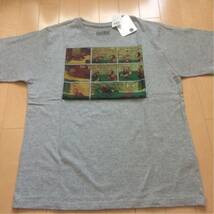 ☆ポパイ Tシャツ メンズM 新品 POPAYE 英語漫画プリント ビンテージ グレー_画像1