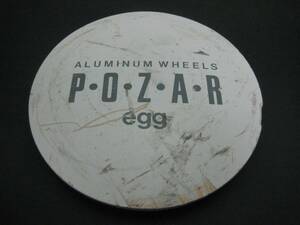 8127　希少ROZAR egg P・O・Z・A・R アルミホイール用センターキャップ1個 リペアできる方どうぞ　旧車
