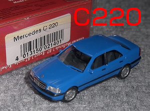 1/87メルセデス ベンツC220 (W202) ダークブルー Mercedes Benz B