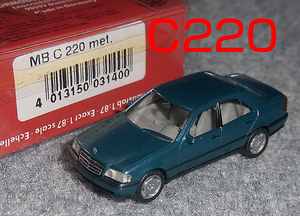 1/87メルセデス ベンツC220 (W202) グリーンメタ Mercedes Benz B